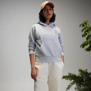 Alpine Design Women's Fleece Hoodie, Large Gray Heather